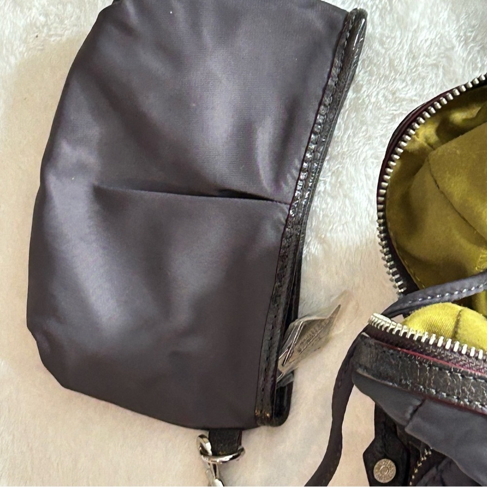 MZ Wallace Graphite Nylon Shoulder Bag with Leather Handles - Picture 7 of 13